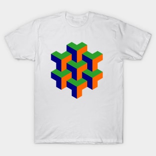 Geometric Tripod Design T-Shirt